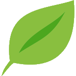 Green Leaf Transparent Icon