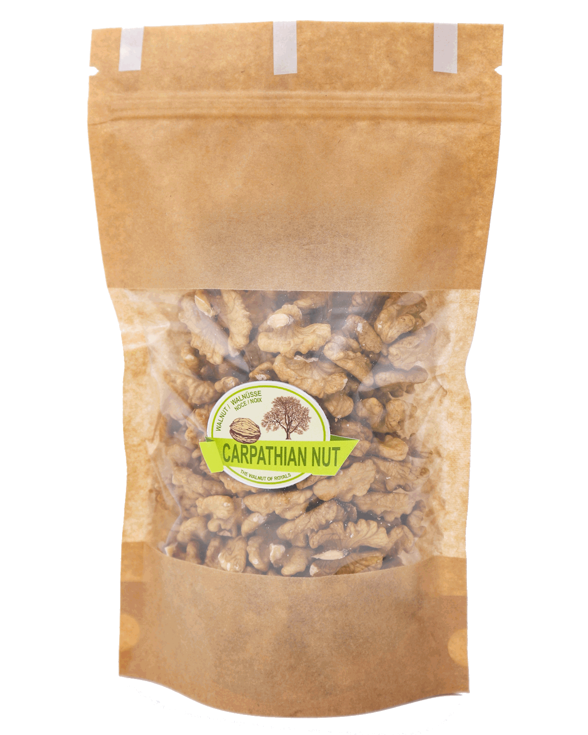 walnut kernels in doypack