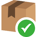 Package Delivered Transparent Icon